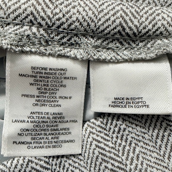 Anne Klein Light Gray Straight Leg Pants - Picture 4 of 6